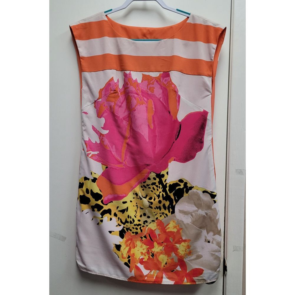 Worthington Flower Sleeveless Women's Petite Size 6P Dress‎